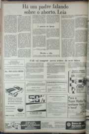 Página do jornal Correio do Ceará de abril de 1973