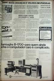 Página do jornal Correio do Ceará de abril de 1973