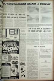 Página do jornal Correio do Ceará de abril de 1973