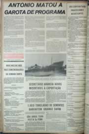 Página do jornal Correio do Ceará de abril de 1973