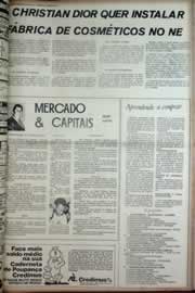 Página do jornal Correio do Ceará de abril de 1973