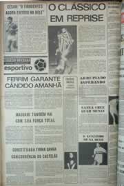 Página do jornal Correio do Ceará de abril de 1973