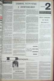 Página do jornal Correio do Ceará de abril de 1973