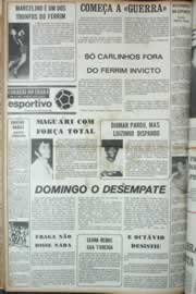 Página do jornal Correio do Ceará de abril de 1973