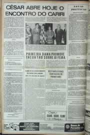 Página do jornal Correio do Ceará de abril de 1973