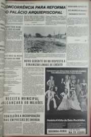 Página do jornal Correio do Ceará de abril de 1973