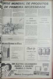 Página do jornal Correio do Ceará de abril de 1973