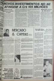 Página do jornal Correio do Ceará de abril de 1973