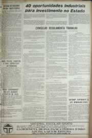 Página do jornal Correio do Ceará de maio de 1973
