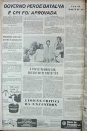 Página do jornal Correio do Ceará de maio de 1973