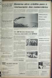 Página do jornal Correio do Ceará de maio de 1973
