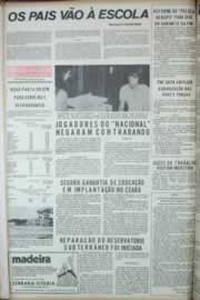 Página do jornal Correio do Ceará de maio de 1973