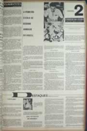 Página do jornal Correio do Ceará de maio de 1973