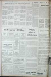 Página do jornal Correio do Ceará de maio de 1973