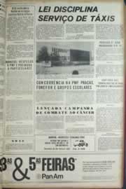 Página do jornal Correio do Ceará de maio de 1973