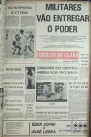 Página do jornal Correio do Ceará de maio de 1973