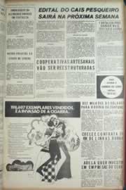 Página do jornal Correio do Ceará de maio de 1973