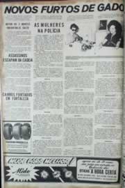 Página do jornal Correio do Ceará de maio de 1973