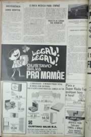 Página do jornal Correio do Ceará de maio de 1973