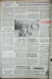 Página do jornal Correio do Ceará de maio de 1973