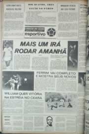 Página do jornal Correio do Ceará de maio de 1973