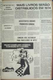 Página do jornal Correio do Ceará de maio de 1973