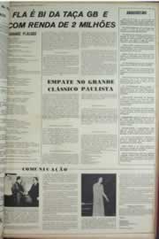 Página do jornal Correio do Ceará de maio de 1973