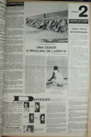 Página do jornal Correio do Ceará de maio de 1973