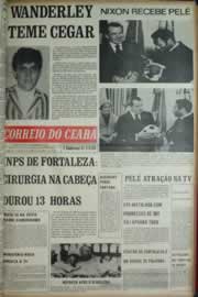 Página do jornal Correio do Ceará de maio de 1973