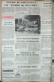 Página do jornal Correio do Ceará de maio de 1973