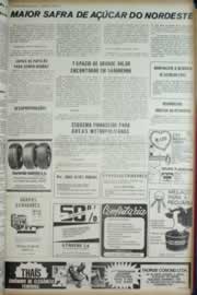 Página do jornal Correio do Ceará de maio de 1973