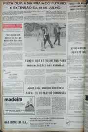 Página do jornal Correio do Ceará de maio de 1973