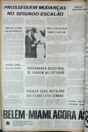 Página do jornal Correio do Ceará de maio de 1973
