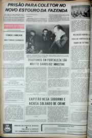 Página do jornal Correio do Ceará de maio de 1973