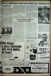 Página do jornal Correio do Ceará de maio de 1973