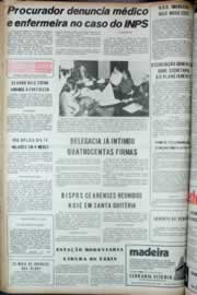 Página do jornal Correio do Ceará de maio de 1973