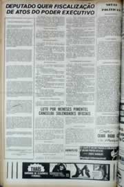 Página do jornal Correio do Ceará de maio de 1973