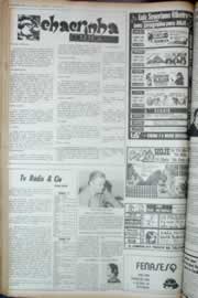Página do jornal Correio do Ceará de maio de 1973