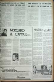 Página do jornal Correio do Ceará de maio de 1973
