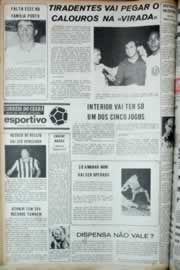 Página do jornal Correio do Ceará de maio de 1973