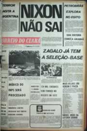 Página do jornal Correio do Ceará de maio de 1973