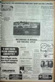 Página do jornal Correio do Ceará de maio de 1973