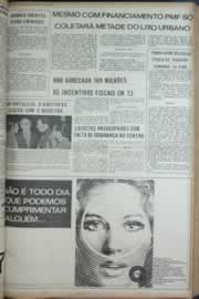 Página do jornal Correio do Ceará de maio de 1973