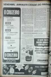 Página do jornal Correio do Ceará de maio de 1973