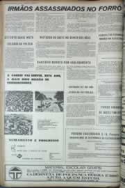 Página do jornal Correio do Ceará de maio de 1973