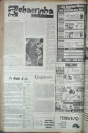 Página do jornal Correio do Ceará de maio de 1973