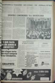 Página do jornal Correio do Ceará de maio de 1973