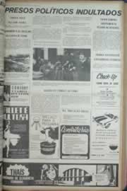 Página do jornal Correio do Ceará de maio de 1973