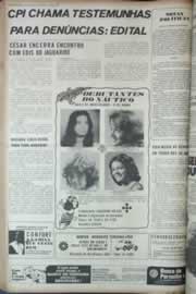 Página do jornal Correio do Ceará de maio de 1973