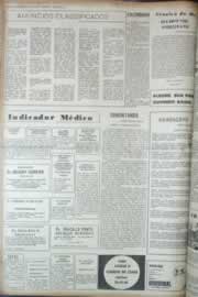 Página do jornal Correio do Ceará de maio de 1973